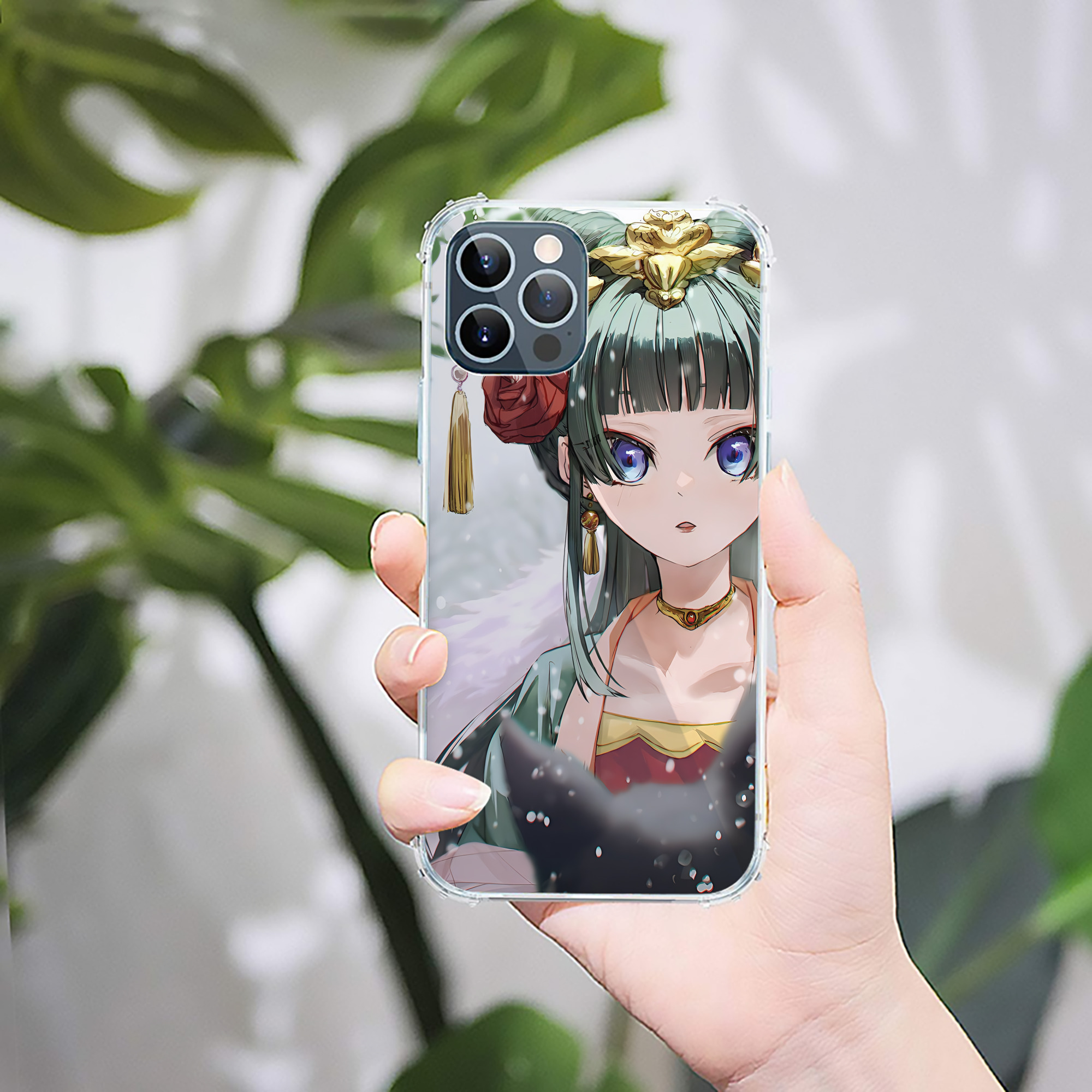 （画像用） 薬屋のひとりごと The Apothecary Diaries 【iPhone 12シリーズ対応】透明スマホケース（クリアソフトケース）